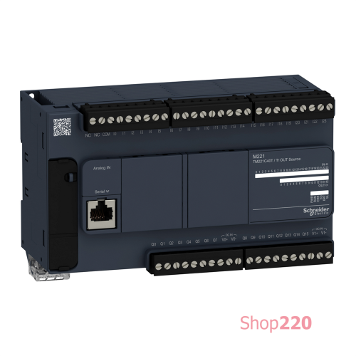 ПЛК M221 40 входов/выходов транз., 1 RS485 TM221C40T