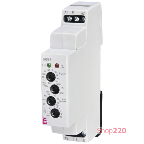 Реле контроля напряжения 16A AC/DC, HRN-31 ETI 2471450