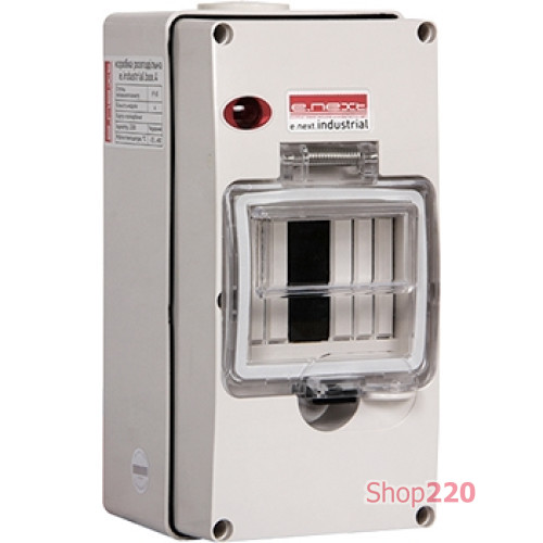 Щит на 4 модуля, влагозащищенный IP65, e.industrial.box.4 ENEXT i0600001