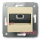 Механизм розетки телефонной RJ11, слоновая кость, 773738 Legrand Cariva
