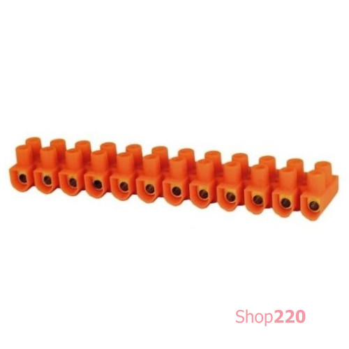 Клеммная колодка делимая, 12групп 20 А, оранжевая, e.tc.stand.12.14.orange Enext s016026