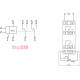 Многофункциональный цифровой термостат+цифровой таймер TER-9 230V (2x8_AC1) ETI 2471824