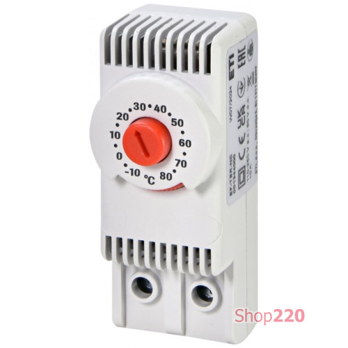 Термостат -10+80°C, 1NC, 10A, 110-250VAC, 60VDC, EF-TER-NC ETI 1344000