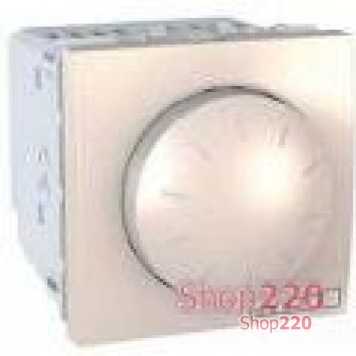 Диммер 400Вт, 2 модуля, слоновая кость, Unica MGU3.511.25 Schneider