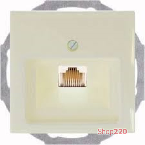 Накладка для телефонной розетки, слоновая кость, ABB 1803-92-507 Basic 55