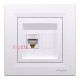 Розетка компьютерная RJ45, белый, EPH4300121 Schneider Asfora