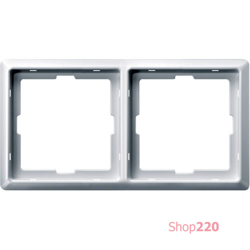 Рамка 2 поста, белый, Merten Artec MTN481219
