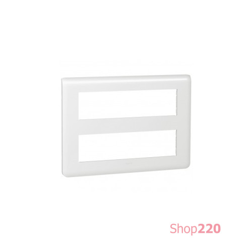Рамка 2х8 модулей, белый, Mosaic New Legrand 078837L