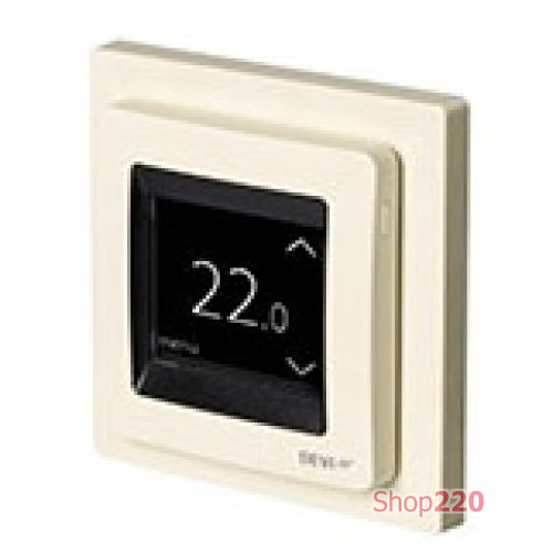 Терморегулятор сенсорный Devireg Touch, слоновая кость, 140F1078 Devi