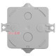 Распределительная коробка 85х85х58, IP55. e.db.stand.85.85.50u Enext s027040