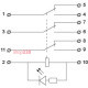 Реле промежуточное 220 В AC, 10 А, 3 СО, МК3P Аско A0090010003