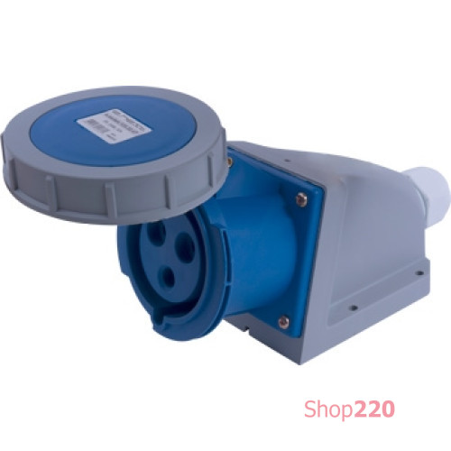 Силовая розетка стационарная 3п., 230В, 32А, IP67, e.socket.123.32.67 Enext i082010