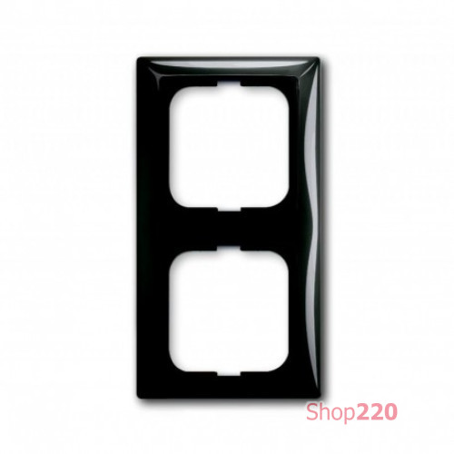 Рамка 2 поста, черный шато, ABB 2512-95-507 Basic 55