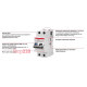 Дифавтомат 10А, 30мА, уставка С, ABB DSH201 C10 AC30