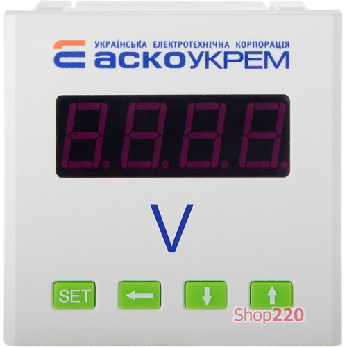 AС цифровой вольтметр 600В 72х72 модель ЦВ-7 A0190010121