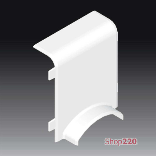 Переходник из LP 80x25 на LO 50 белого цвета; ПВХ 8824/44_HB