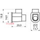 Клеммник конечный 6 мм Т-1 (100шт.) A0130060010