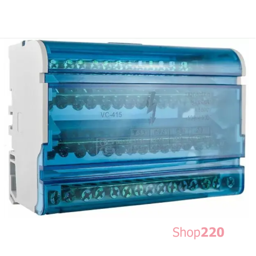 Кросс-модуль на din-рейку 125А, 4 полюса, e.cbs.pro.4.15 Enext p0650006