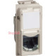 Розетка компьютерная RJ45 cat5e UTP 1 модуль, песочный, Bticino Living Now