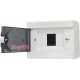 Корпус модульный пластиковый, 6 модулей, навесной, серии UBox A0270010004