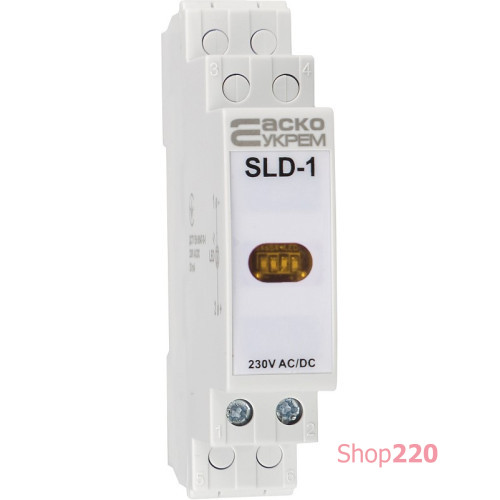 Сигнальный индикатор желтый, 230V AC/DC, SLD-1 A0140030033