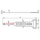 Пластиковый держатель для кабеля., efes.rxj.02 Enext s042202