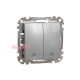 Выключатель для жалюзи, алюминий, Sedna Design SDD113104