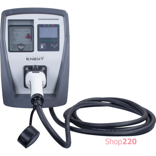 Станция для заряда электромобилей 22кВт 400В 32A Type2 кабель 5м IP54, e.charge.pro.22T2C Enext p085204