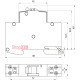 Автоматический выключатель 25А, 1p+N (1 модуль), тип C, ETIMAT 1N Eti 2191126