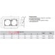 Коробка встраиваемая для механизмов IP66, двойная, DIS137122 DKC