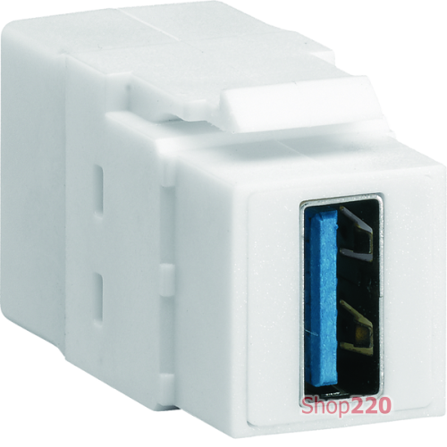 Разъем USB 3.0 типа KeyStone, VZ30US Hager