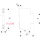 Блок-контакт 1NO+1NC к автоматам ETIMAT10 80-125 A, ЕТІ PSM 80/125 2159031
