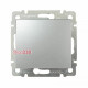 Выключатель, алюминий, Legrand 770101 Valena