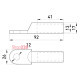 Кабельный наконечник 95 мм кв, медь, e.end.stand.dt.b95 Enext s060007