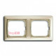 Рамка 2 поста, слоновая кость, ABB 2512-92-507 Basic 55