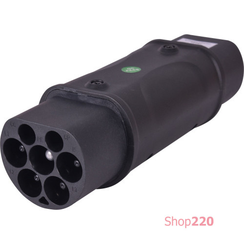 Переходник с Т2 на GBT, монолит, 32А, 3 фазы, e.charge.adapter.T2-GBT-3 Enext p085103