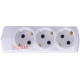 Колодка 3 гнезда, с заземлением, etes.3.z Enext s042102