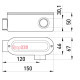 Соединитель ревизионный Г-образный для труб 1", e.industrial.pipe.db.revise.elbow.1" Enext i0540003