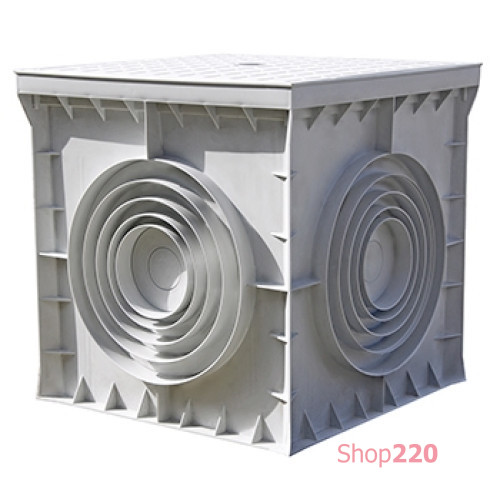 Колодец кабельный пластиковый 200х200х200 мм с крышкой, e.manhole.200.200.200.cover Enext CP202020