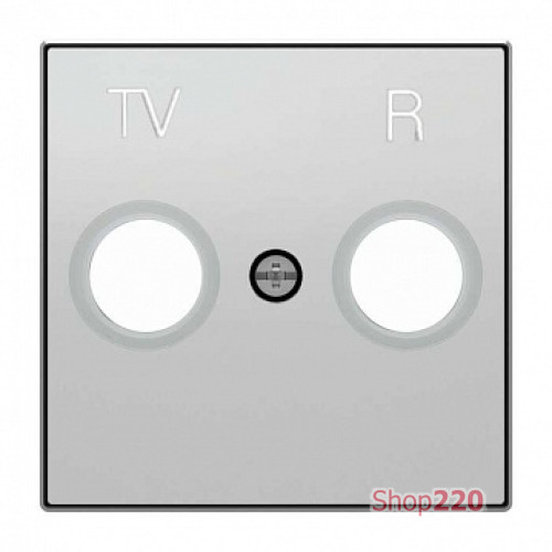 Накладка телевизионной розетки, серебряный, Sky ABB 8550 PL