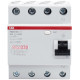УЗО 63А, 300мА, 4 полюса, тип АС, ABB FH204AC-63/0,3