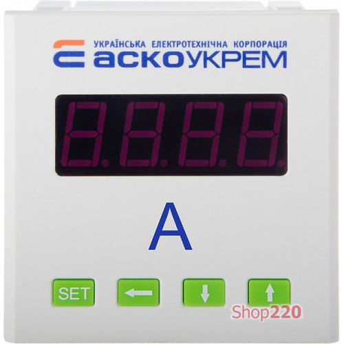 AС цифровой амперметр 5А 72х72 модель ЦА-7 A0190010125