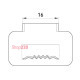 Стальная скрепа, e.steel.fastener.pro.16 Enext p040013