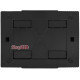Щит черного цвета на 8 модулей, навесной, e.plbox.pro.n.08b.black ENEXT CP32908B
