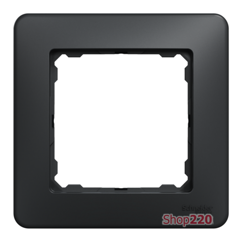 Рамка 1 пост, черный, Sedna Design SDD314801