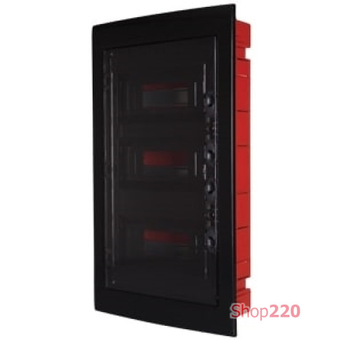 Щит черного цвета на 72 модуля, встраиваемый, e.plbox.pro.w.72b.black ENEXT CP12972B