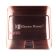Врезная розетка 220В + USB для зарядки, античная медь, ElectroHouse EH-F007