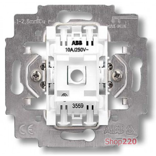 Выключатель 1-клавишный универсальный, ABB 3559-A06445