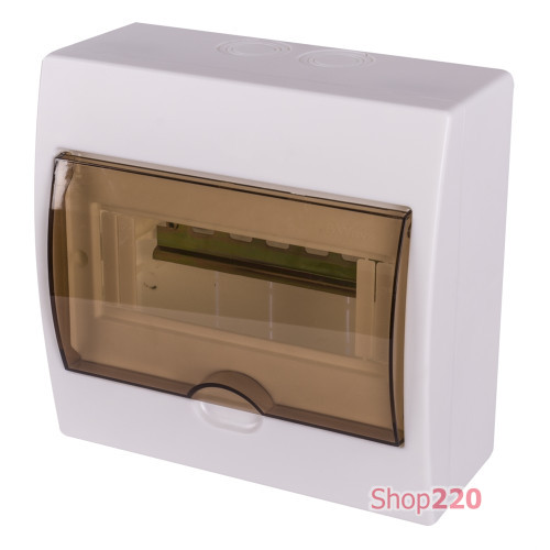 Щит электрический на 8 модулей, навесной, e.plbox.stand.n.08k Enext s029102