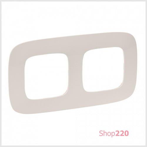 Рамка 2 поста, слоновая кость, Valena 754312 Legrand